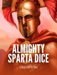 almighty sparta dice game logo